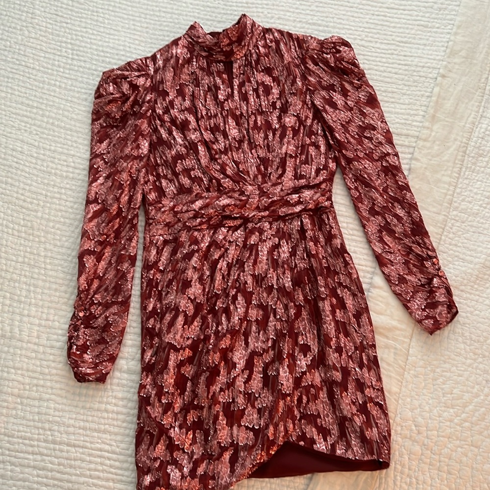 Gorgeous Jonathan Simkhai Metallic Vine Dress